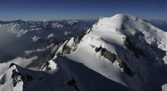Mont Blanc measured at 480559 meters or 222 m less