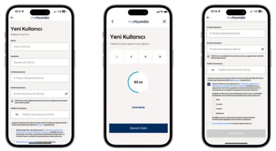 New mobile application from Hyundai Assan myHyundai Turkiye