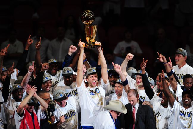 Dirk Nowitzki, NBA champion.