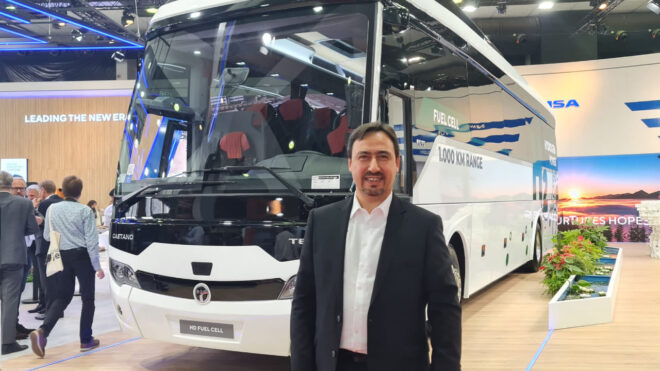 TEMSA introduced its hydrogen intercity bus