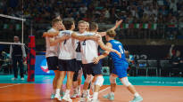 The long wait is over Finlands volleyball players defeated Tunisia