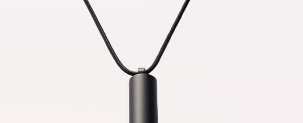 This wearable pendant is designed to record everything you say