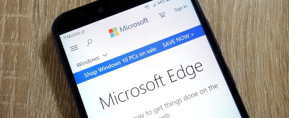 To encourage you to stay on Edge Microsoft now asks