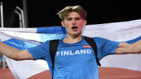 Topi Parviainen 17 who won the European Junior European javelin