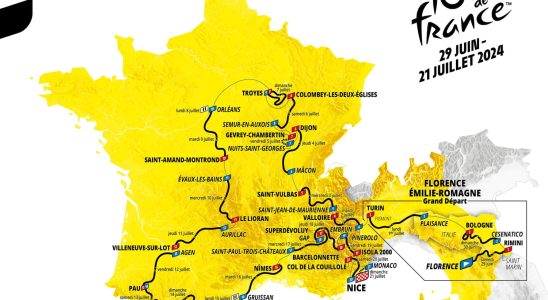 Tour de France 2024 the route map and profile of