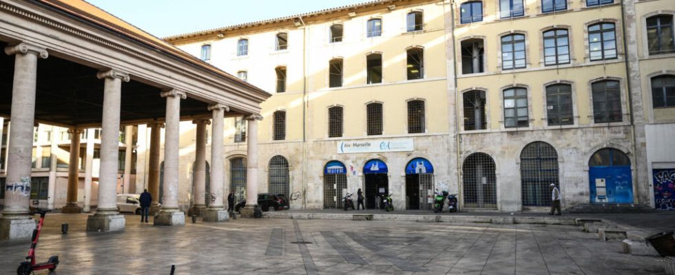 a Marseille university site temporarily closed due to drug trafficking