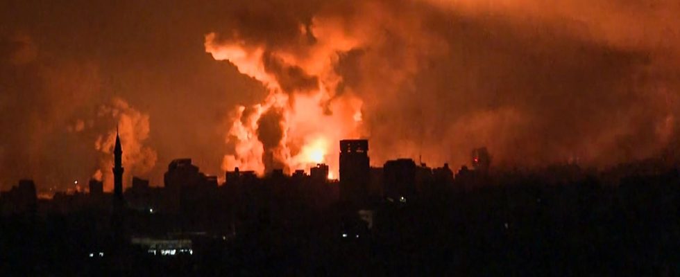 after intense nighttime bombings communications are cut in Gaza –