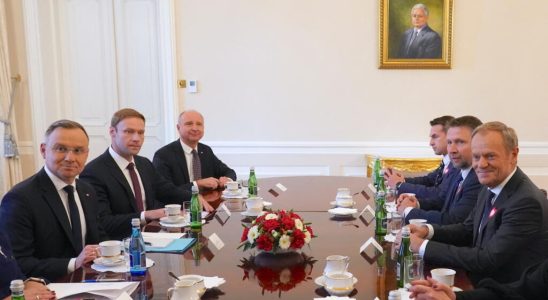 meeting between Andrzej Duda and Donald Tusk on the formation