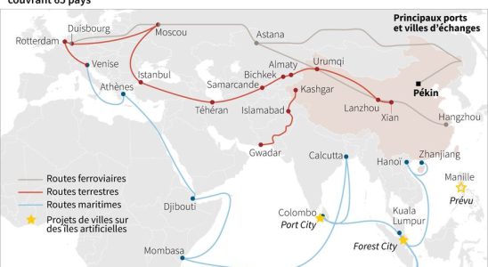 two maps to understand everything about the new silk roads