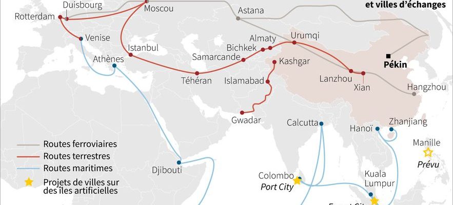 two maps to understand everything about the new silk roads