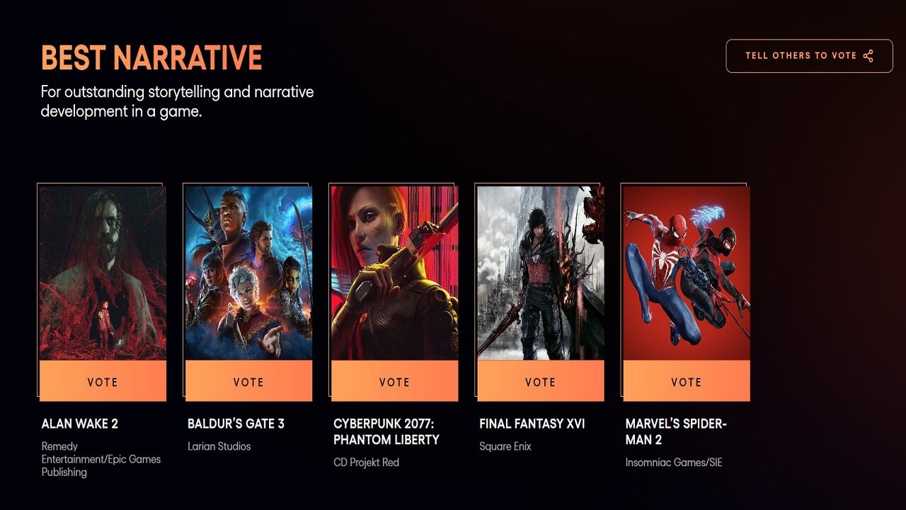 1699903768 922 Best Games of the Year The Game Awards 2023 Nominees