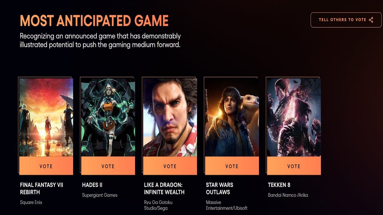 1699903769 916 Best Games of the Year The Game Awards 2023 Nominees