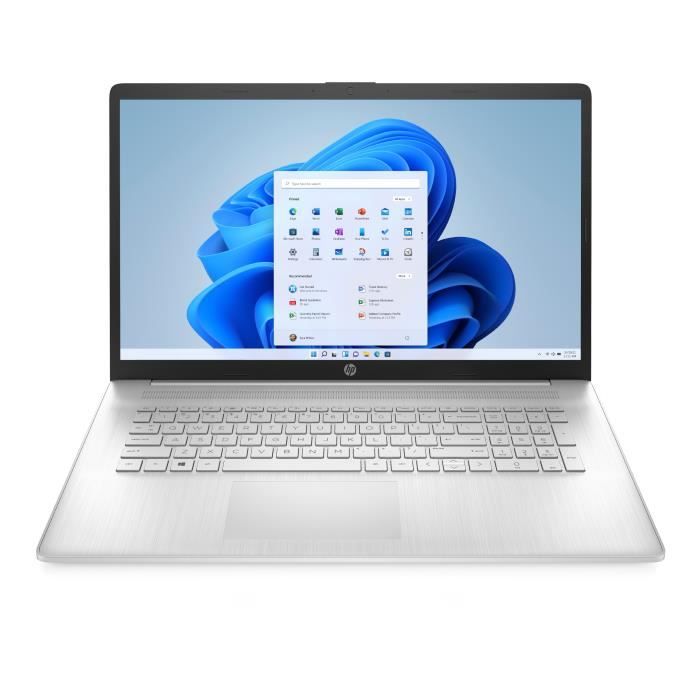 HP Laptop 17-cn2122nf - Core i3 I3-1215U 8 GB RAM 256 GB SSD Silver AZERTY