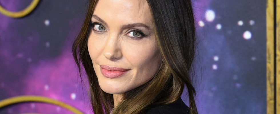 Angelina Jolie is not leaving this erotic perfume which is