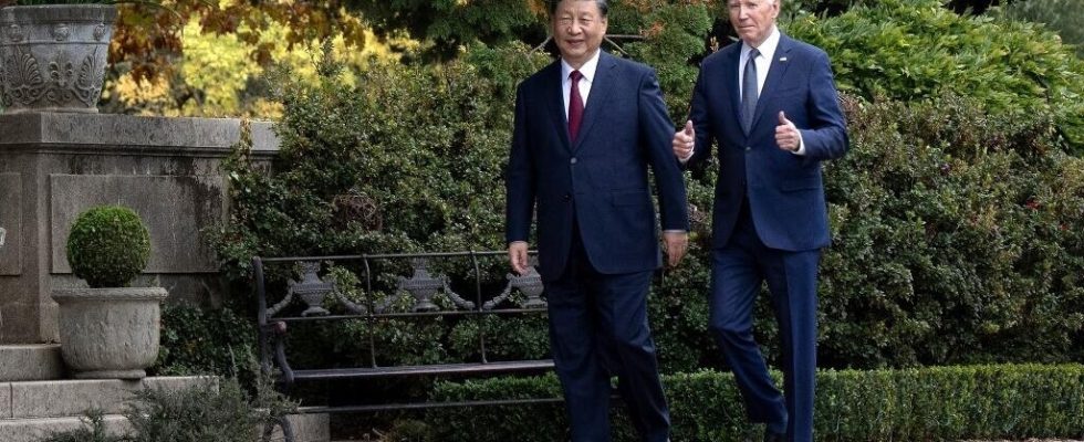 At the end of their meeting Joe Biden and Xi