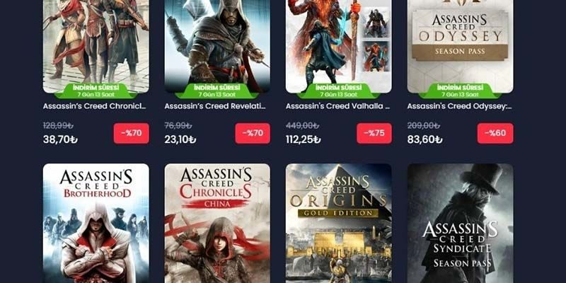 Big Discount on Assassins Creed Games