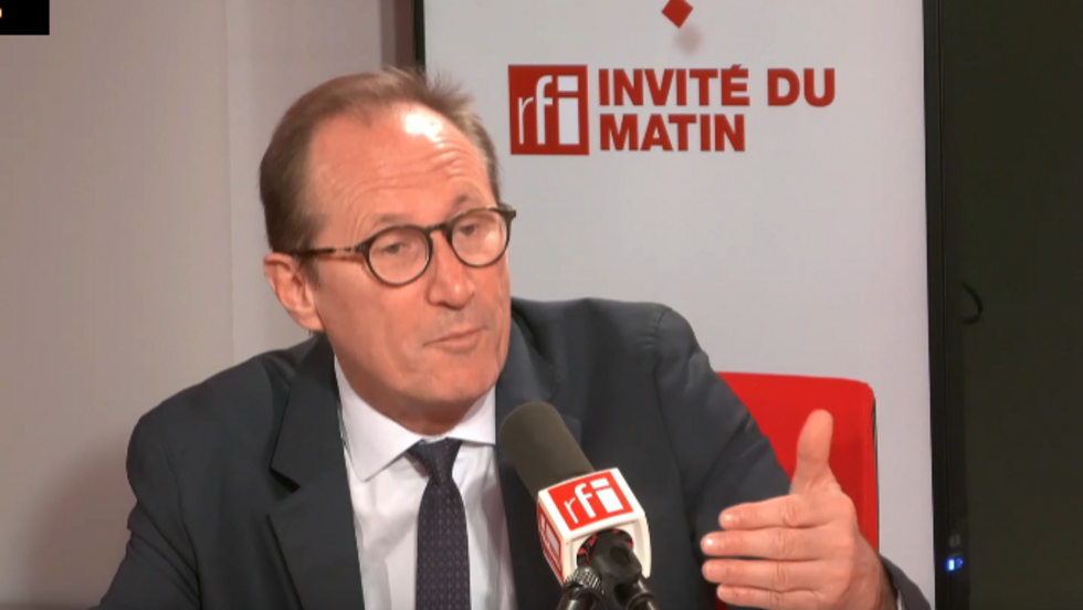 Bruno Fuchs, deputy for Haut Rhin, member of the Foreign Affairs Committee, general delegate of the Parliamentary Assembly of the Francophonie, in the RFI studios, November 8, 2023.