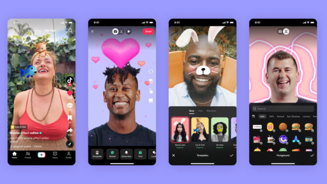 Can now create video effects directly within TikTok