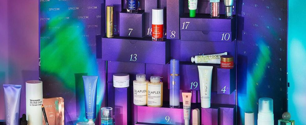 Containing 1100 euros worth of beauty products this advent calendar