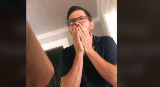 He learns that his wife is pregnant after 15 years