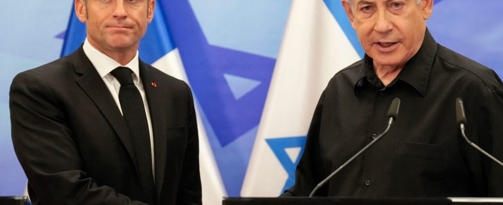 Israel Hamas war Macron calls out Netanyahu on too many civilian