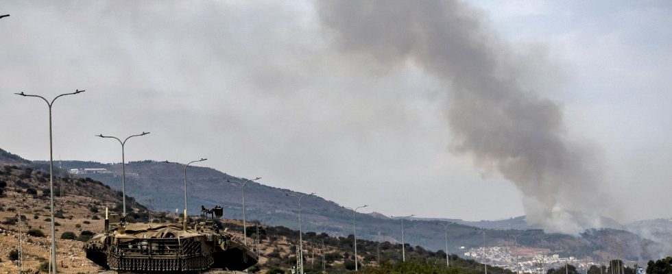 Israel responds with a vast strike on Hezbollah targets –