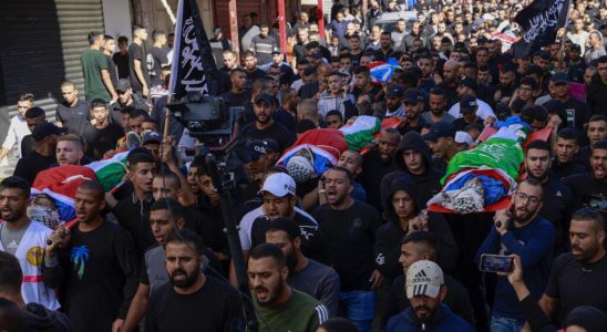 Occupied West Bank Tulkarem mourns the 7 Palestinians killed in