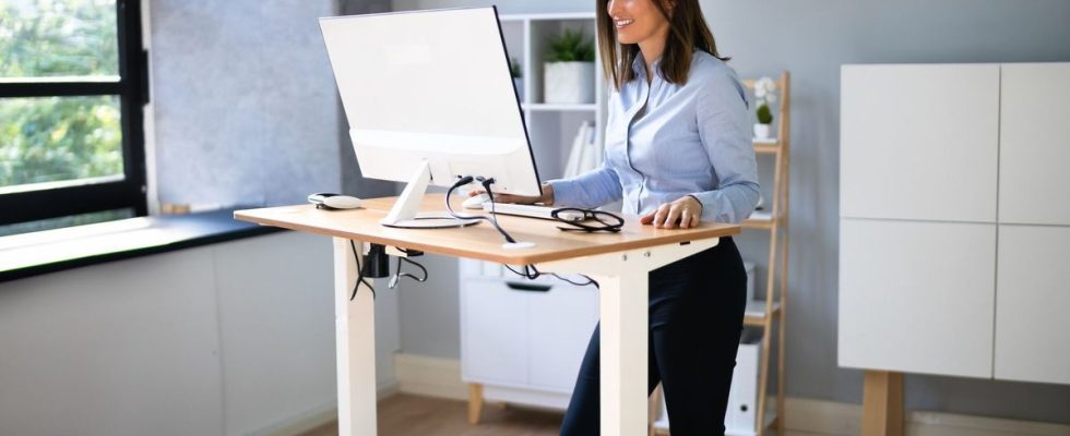 Sedentary lifestyle working while standing would be beneficial for the