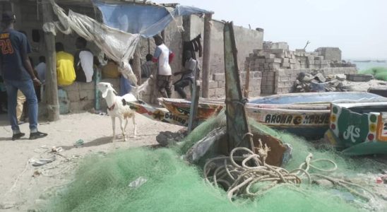 Senegal near Dakar the drama of illegal emigration does not