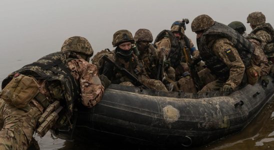 Ukraine is pushing Russia back at the Dnieper