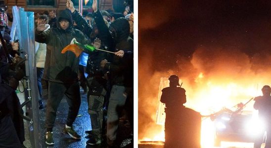 Violent protests in Dublin after the knife attack