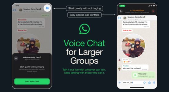 WhatsApp announces voice chat infrastructure for large groups