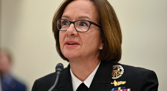 Who is Admiral Lisa Franchetti the first woman to head