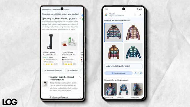 With AI Google search virtual products can now be produced