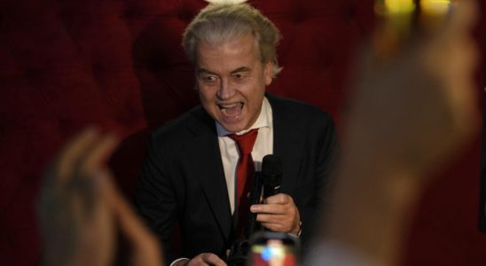 the far right of Geert Wilders given the lead in