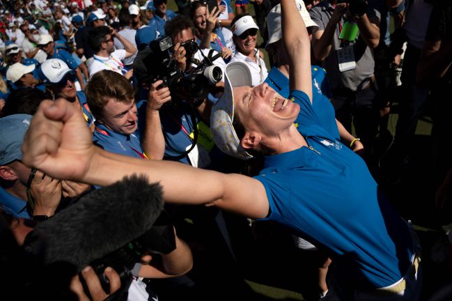 Carlota Ciganda, in the Solheim Cup.