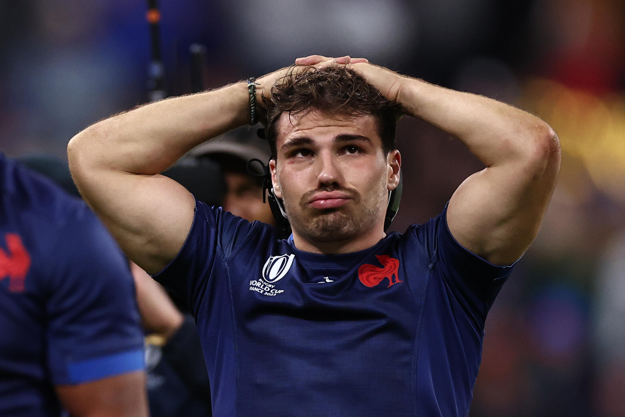 Antoine Dupont's disappointment after the defeat of the Blues in the quarter-final of the World Cup at home against South Africa