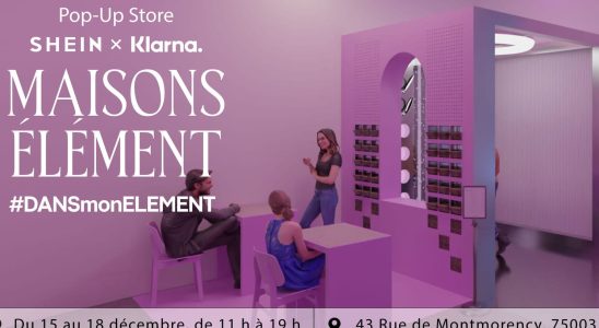 A SHEIN x Klarna Pop Up Store in Paris for a