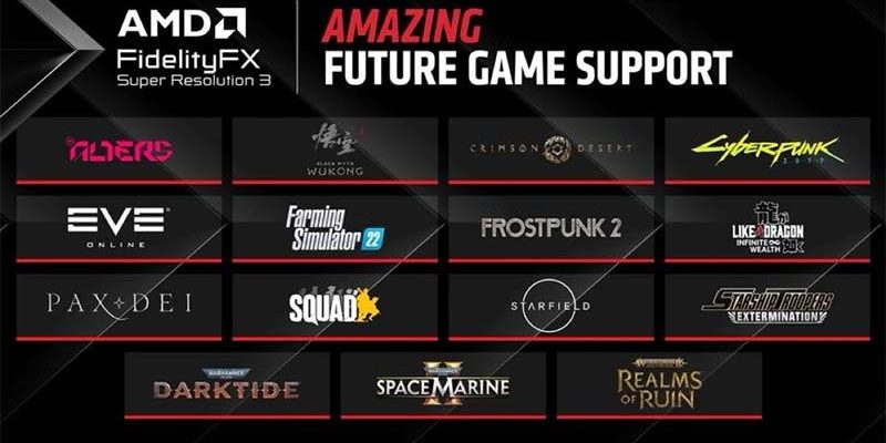 AMD FSR Supported Games Expand