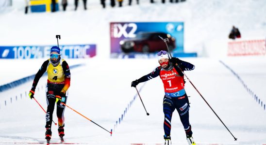Biathlon the double for Lou Jeanmonnot Samuelsson impressive Results and