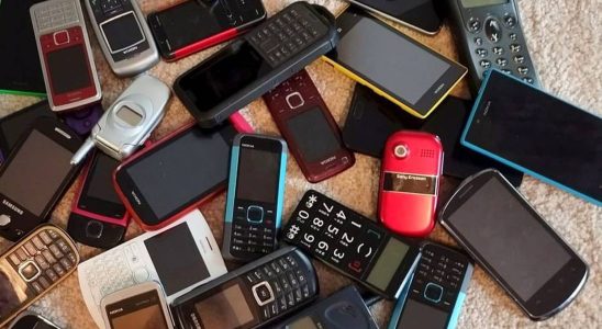 Christmas Six year old boy receives 35 phones as a gift