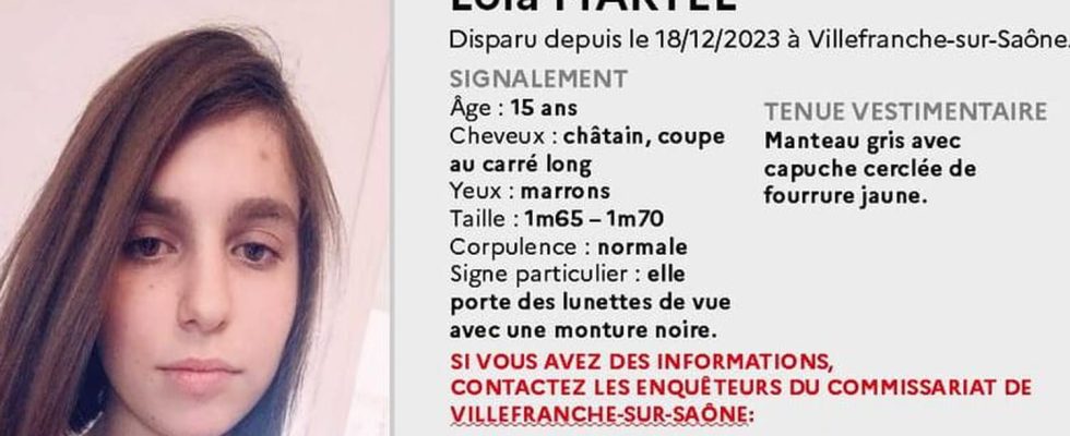 Disappearance in Villefranche sur Saone Lola a 15 year old teenager untraceable since December