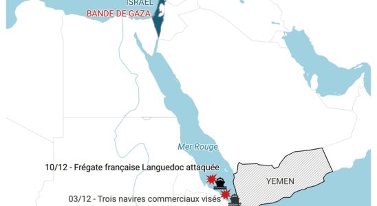 French frigate Norwegian tanker… The map of Houthi attacks in