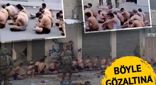 Inhuman scenes in Gaza He was stripped naked and detained