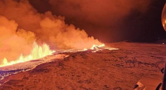 Location Iceland The explosion that had been awaited for weeks