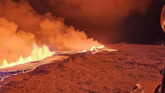 Location Iceland The explosion that had been awaited for weeks