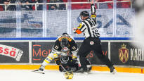 Nick Ritchie of the Flies hit an opponent lying on