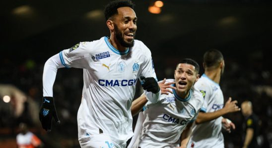 OM win in Lorient with a double from Aubameyang and