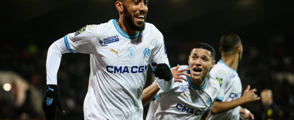 OM win in Lorient with a double from Aubameyang and