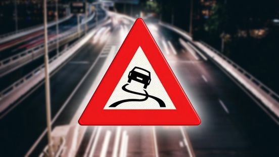 Road users beware code yellow due to slippery conditions and